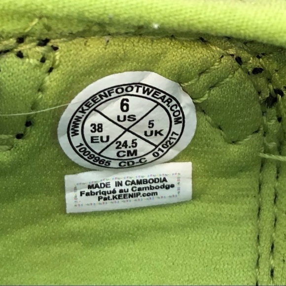 ๐ 6/$60, Keen, Little Boys Sandals, Black/Green, Velcro Straps, Size 6 - Picture 6 of 10